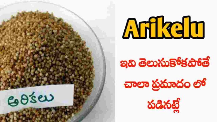 arikelu health benefits in Telugu