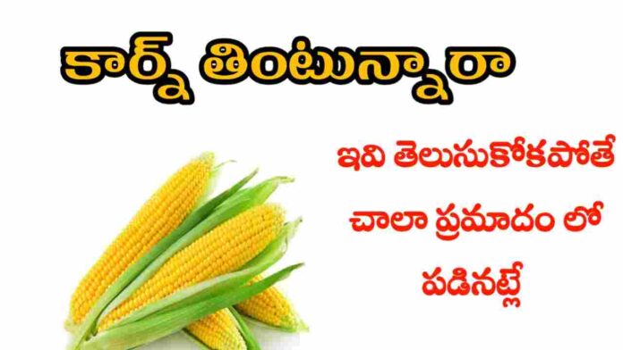 health benefits of corn in telugu