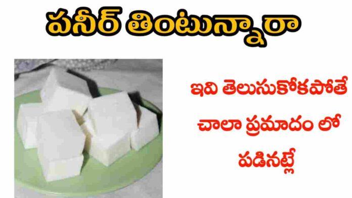 paneer health benefits in telugu